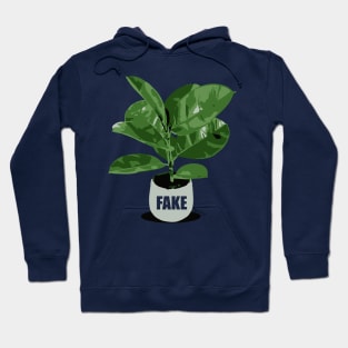 Fake Chinese rubber plant for a Green plastic watering Can - Original illustration by FOGS Hoodie